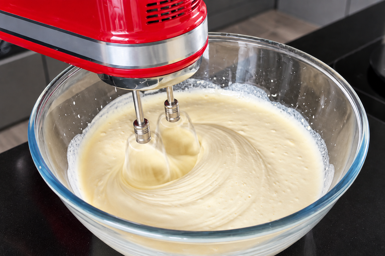 Whipping thickened cream