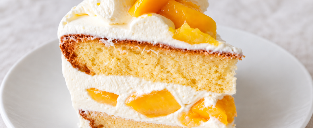 How I Make Fresh Mango Cake With Soft Sponge and Whipped Cream
